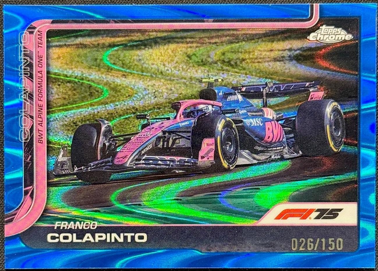 Franco Colapinto [Blue RayWave Refractor] #87