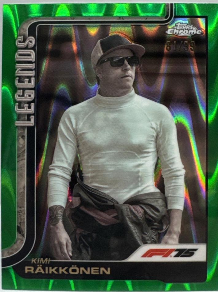 Kimi Raikkonen [Green RayWave Refractor] #157