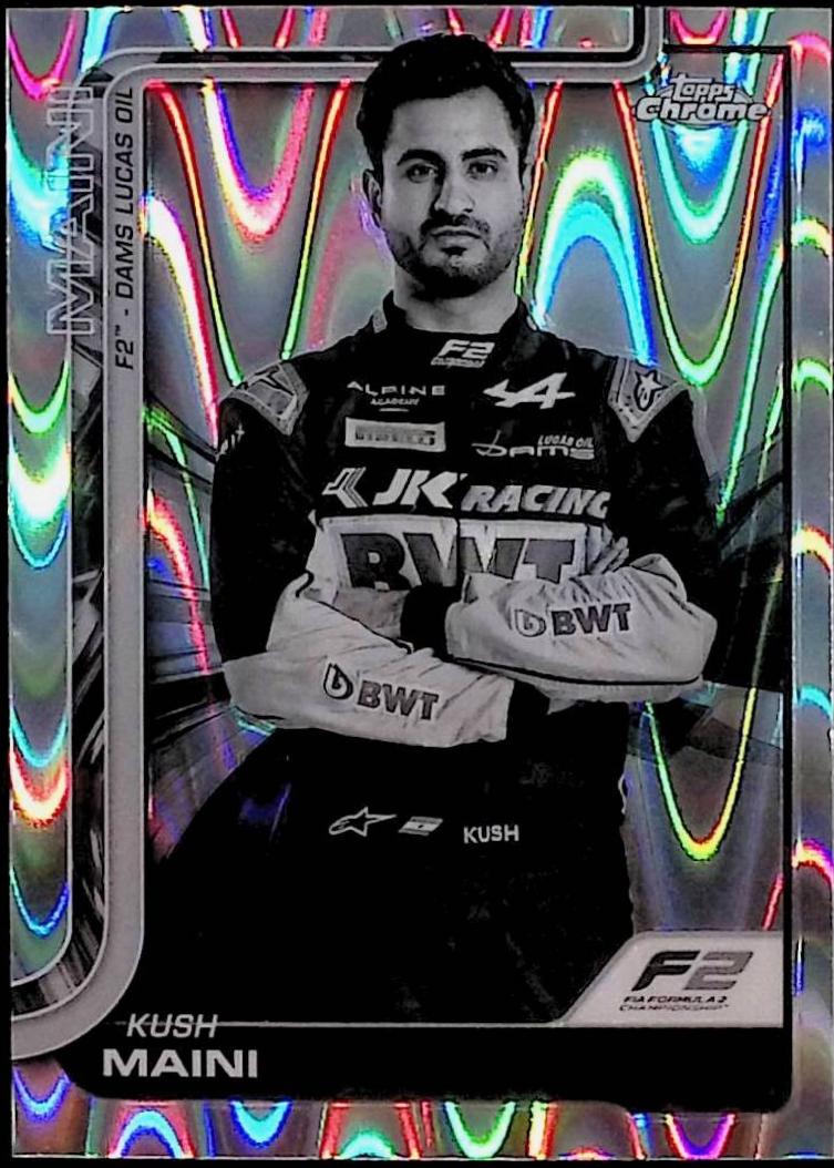 Kush Maini [Black White RayWave Refractor] #32