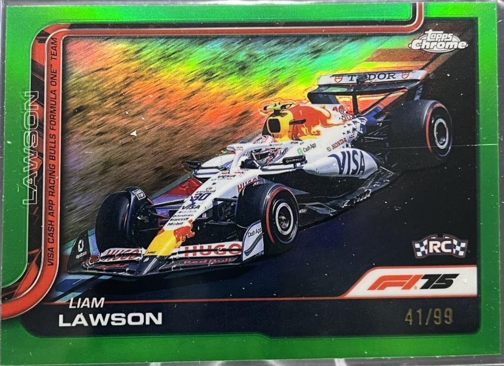 Liam Lawson [Green Refractor] #83
