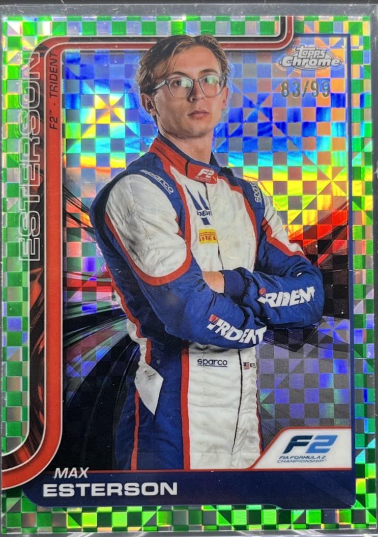 Max Esterson [Green Checker Flag Refractor] #39