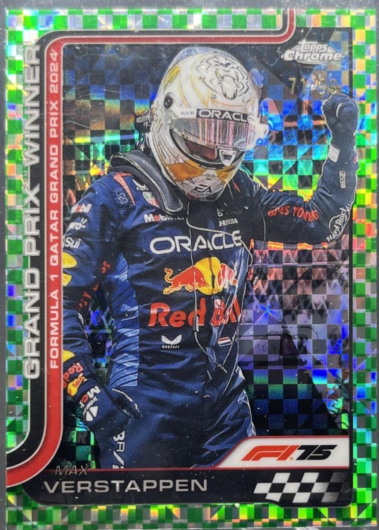 Max Verstappen [Green Checker Flag Refractor] #115