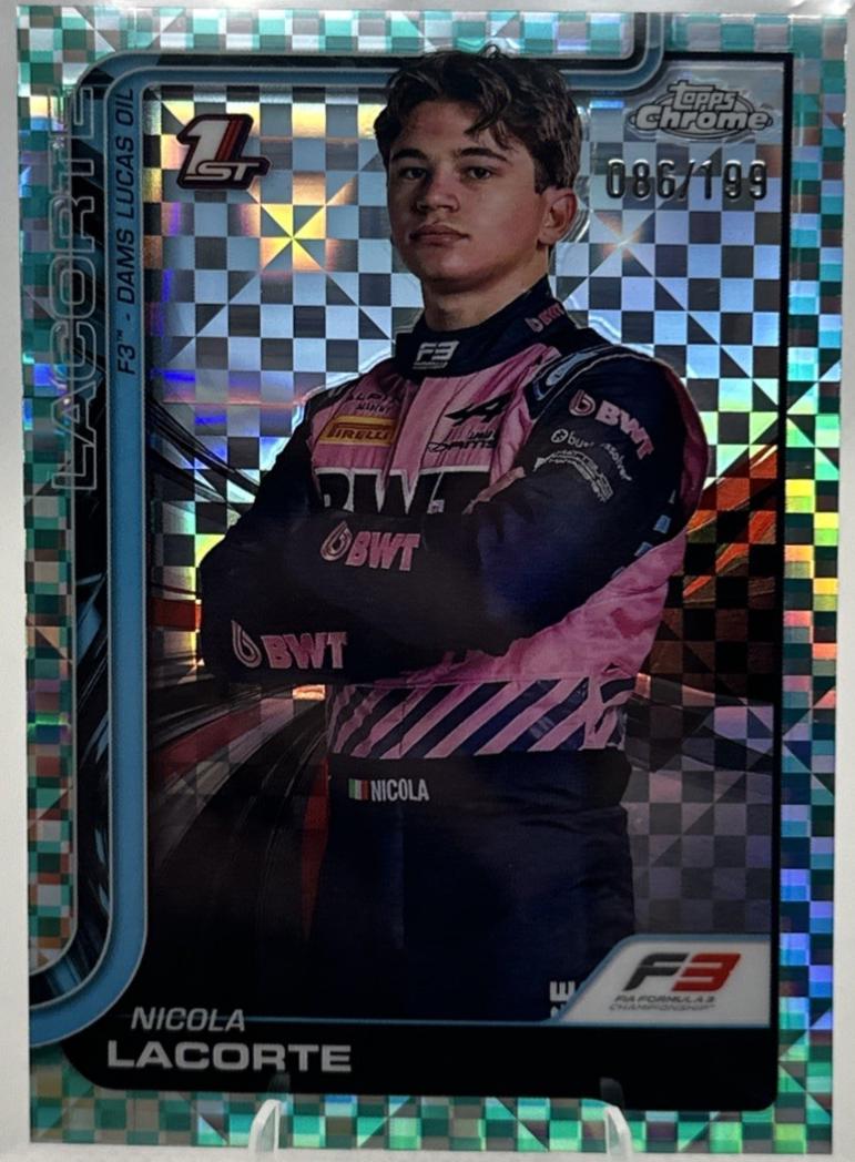 Nicola Lacorte [Aqua Checker Flag Refractor] #71
