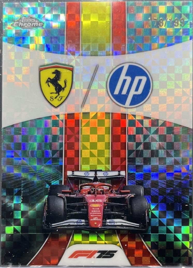 Scuderia Ferrari [Aqua Checker Flag Refractor] #175