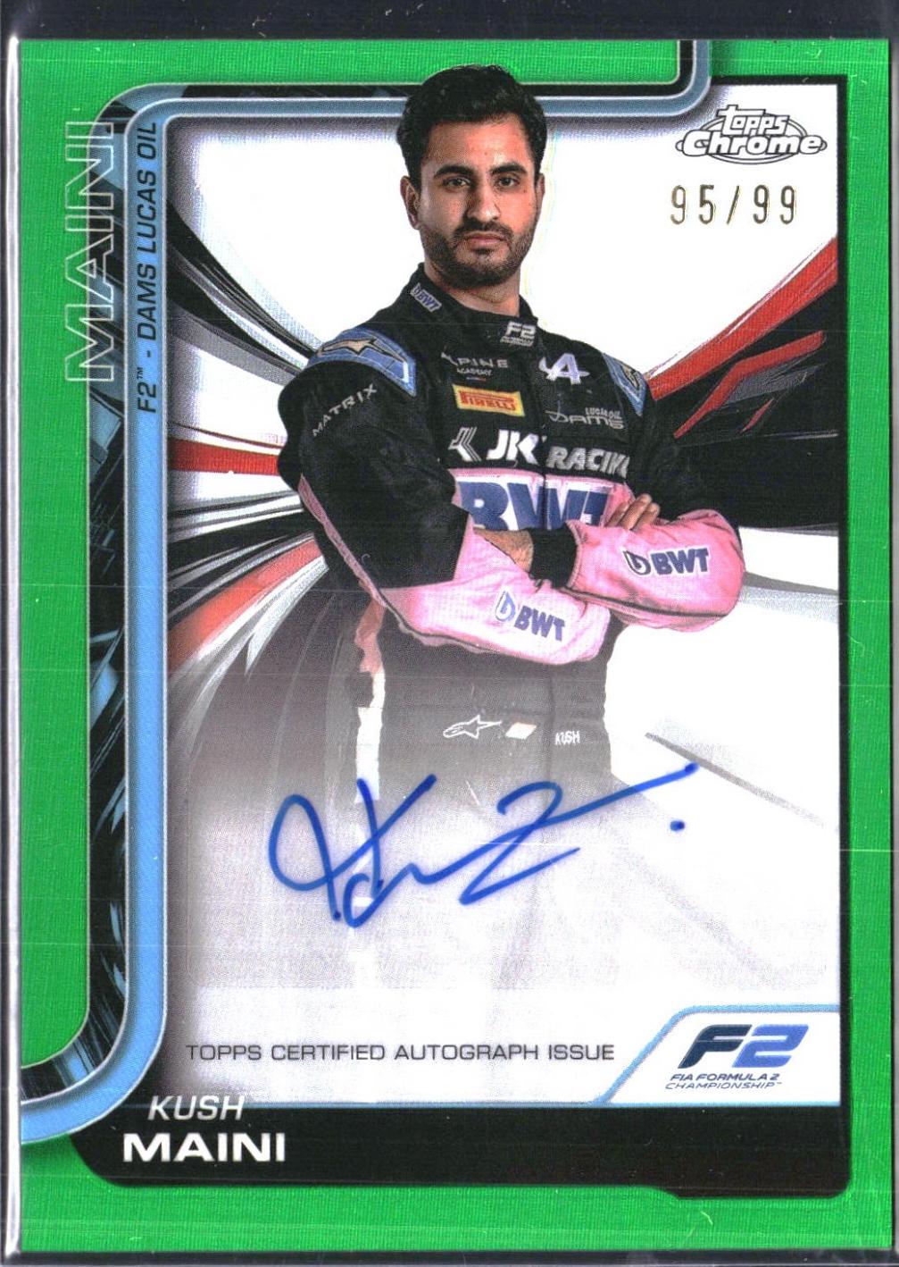 Kush Maini [Green Refractor] #CAC-MAI