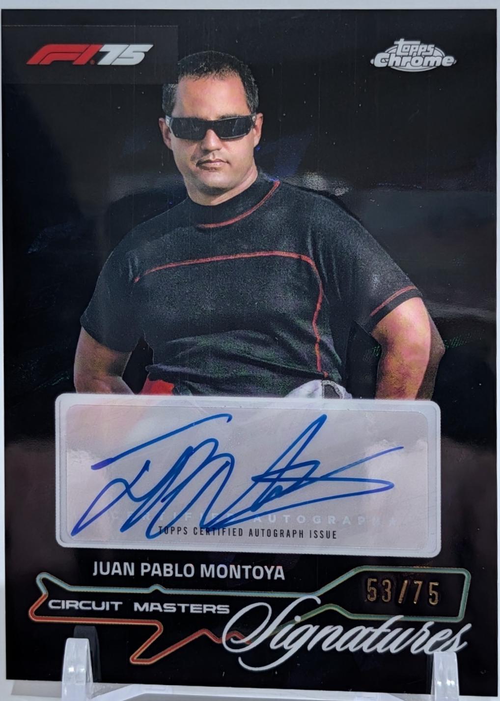 Juan Pablo Montoya [75th Anniversary Refractor] #CMS-MON