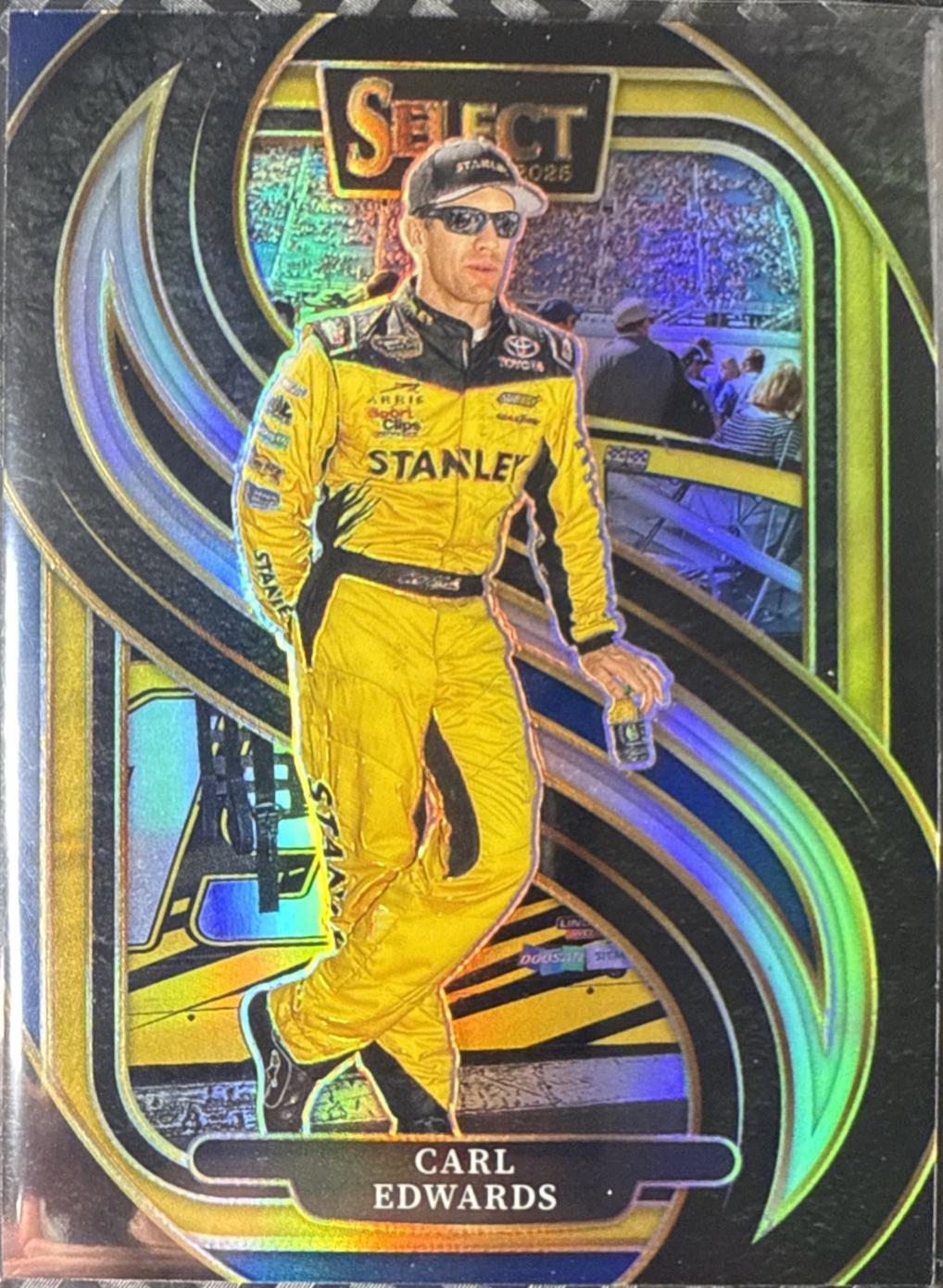Carl Edwards [Black Blue Prizm] #269