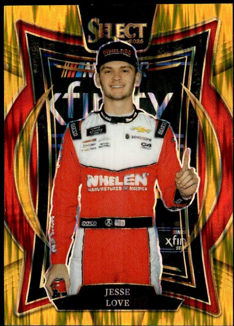Jesse Love [Gold Flash Prizm] #2