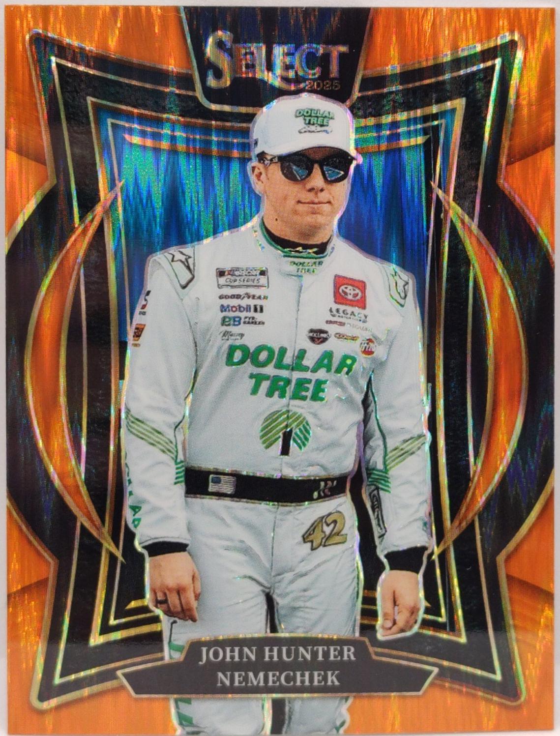 John Hunter Nemechek [Orange Flash Prizm] #48