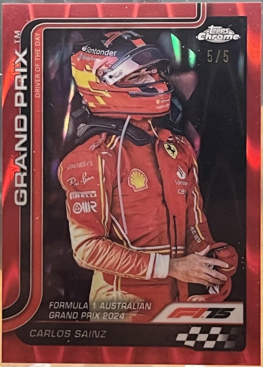 Carlos Sainz [Red Refractor] #124