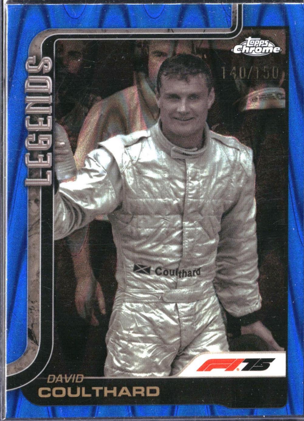 David Coulthard [Blue RayWave Refractor] #151