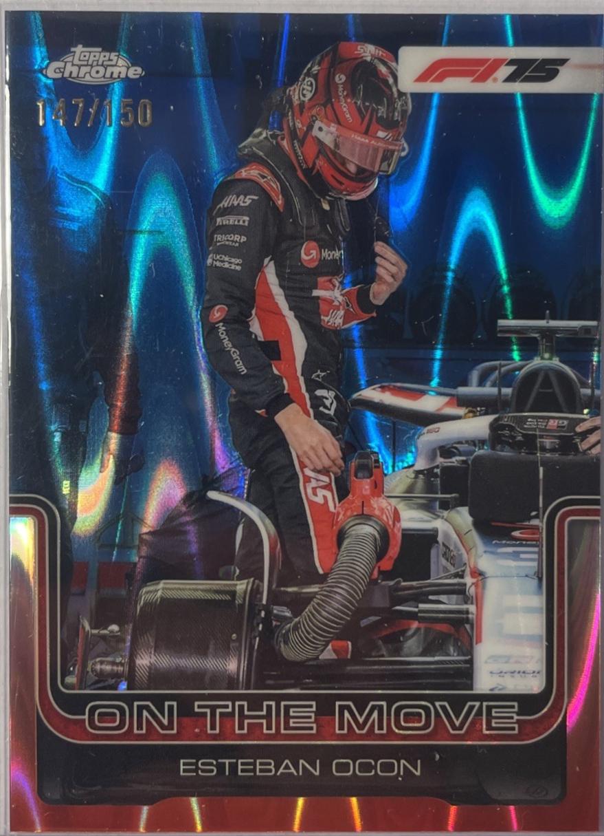 Esteban Ocon [Blue RayWave Refractor] #190