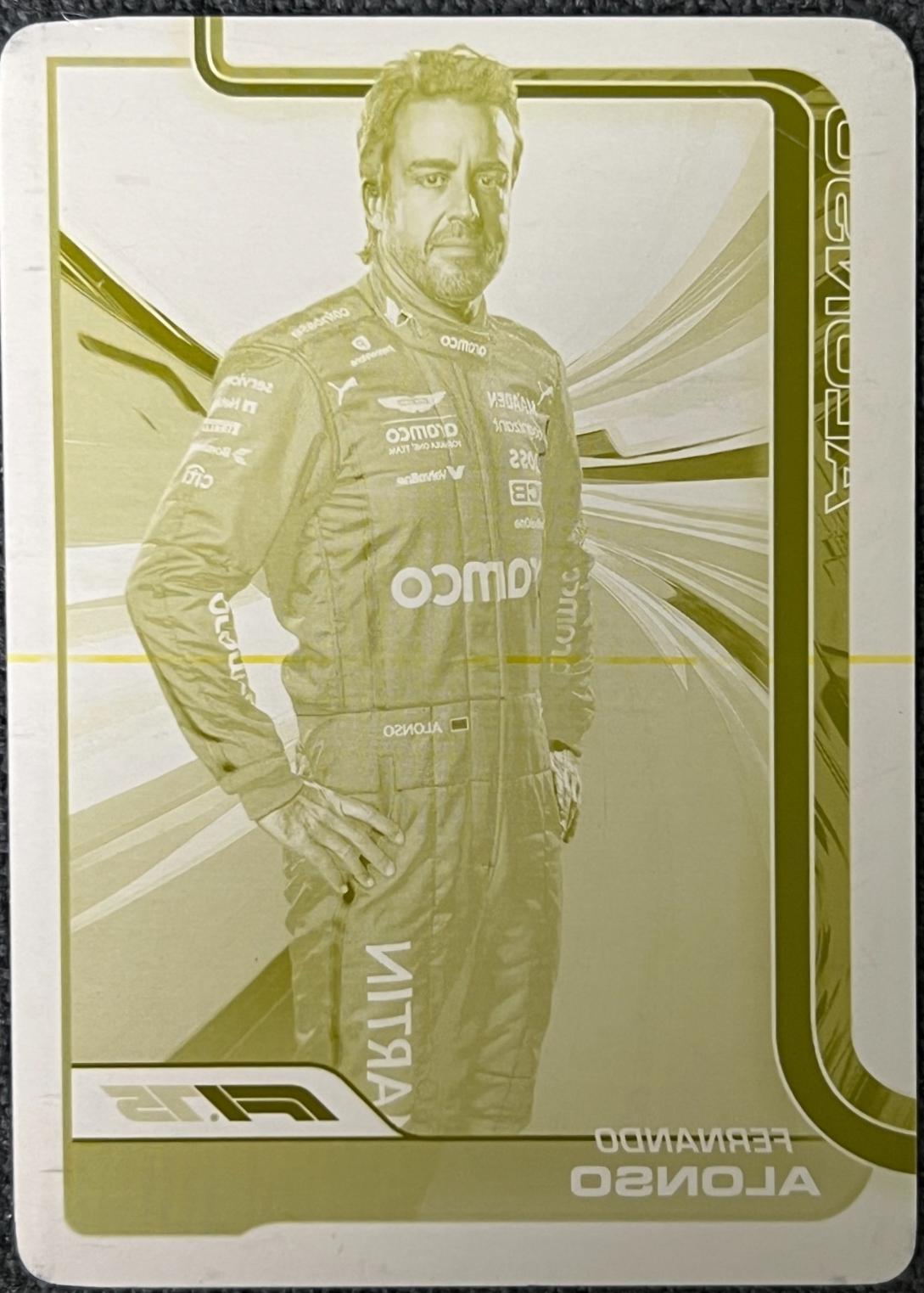 Fernando Alonso [Printing Plate] #9