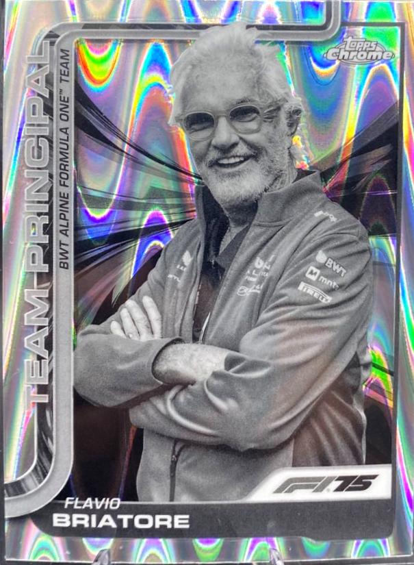 Flavio Briatore [Black White RayWave Refractor] #199