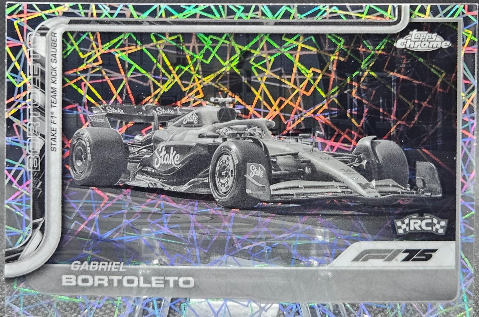 Gabriel Bortoleto [Black White Lazer Refractor] #92