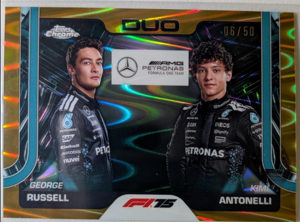George Russell / Kimi Antonelli [Gold RayWave Refractor] #167