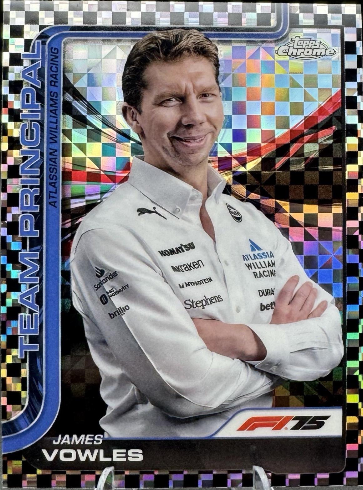 James Vowles [Checker Flag Refractor] #200