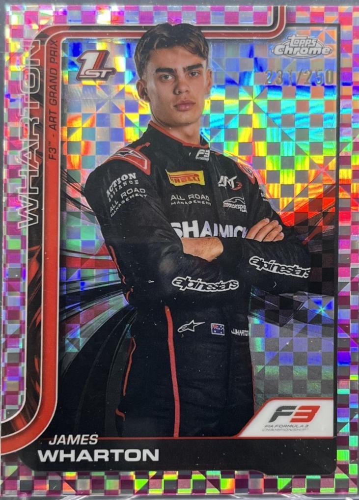 James Wharton [Pink Checker Flag Refractor] #61
