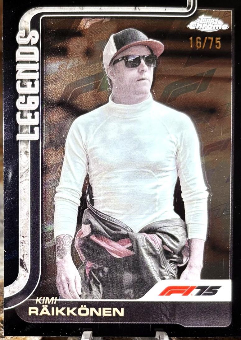 Kimi Raikkonen [75th Anniversary Refractor] #157