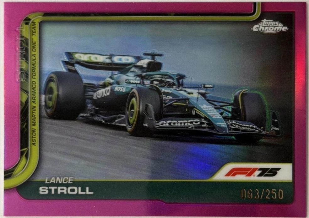 Lance Stroll [Pink Refractor] #82