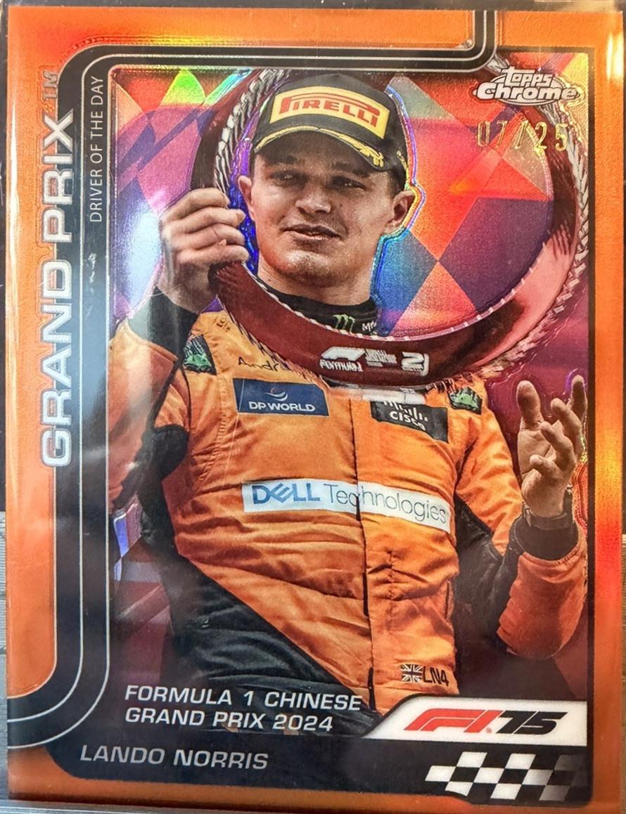 Lando Norris [Orange Refractor] #126