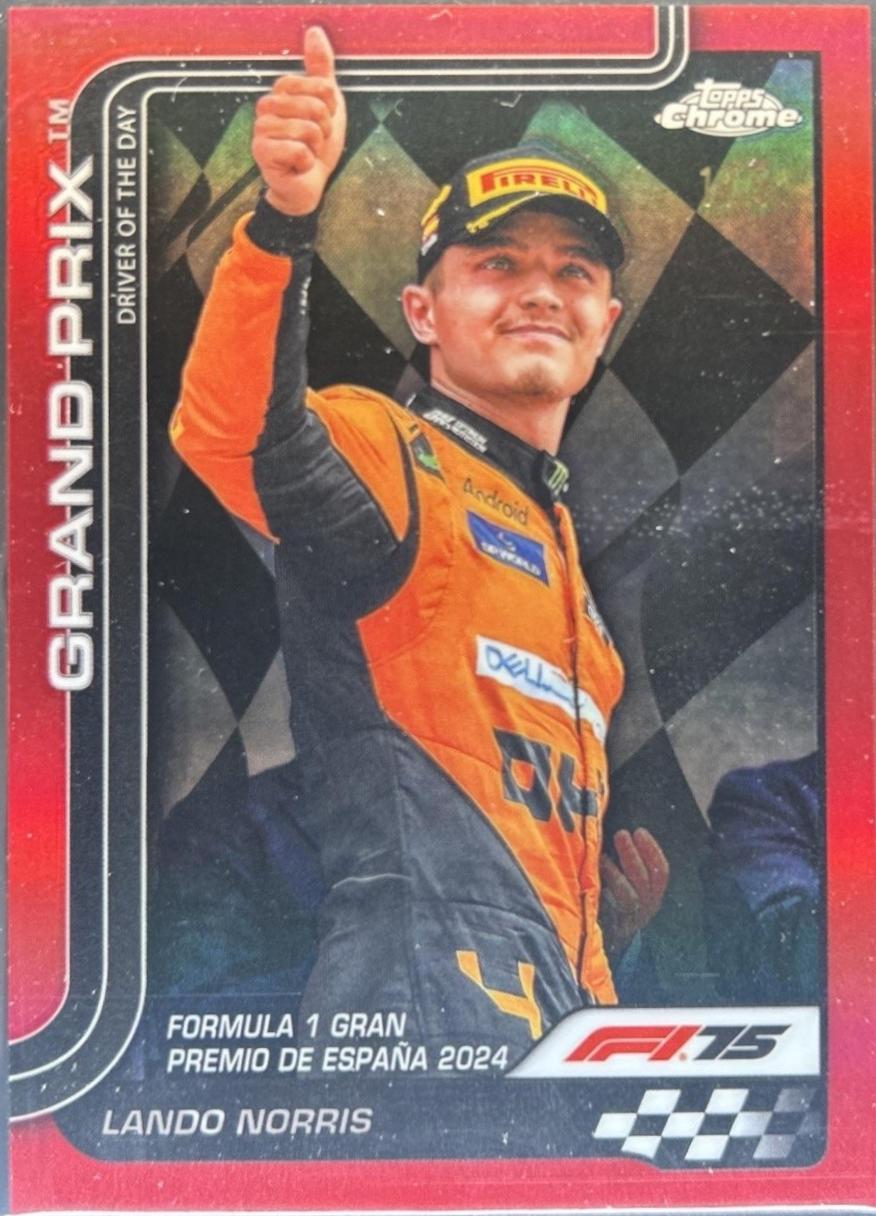 Lando Norris [Red Refractor] #5