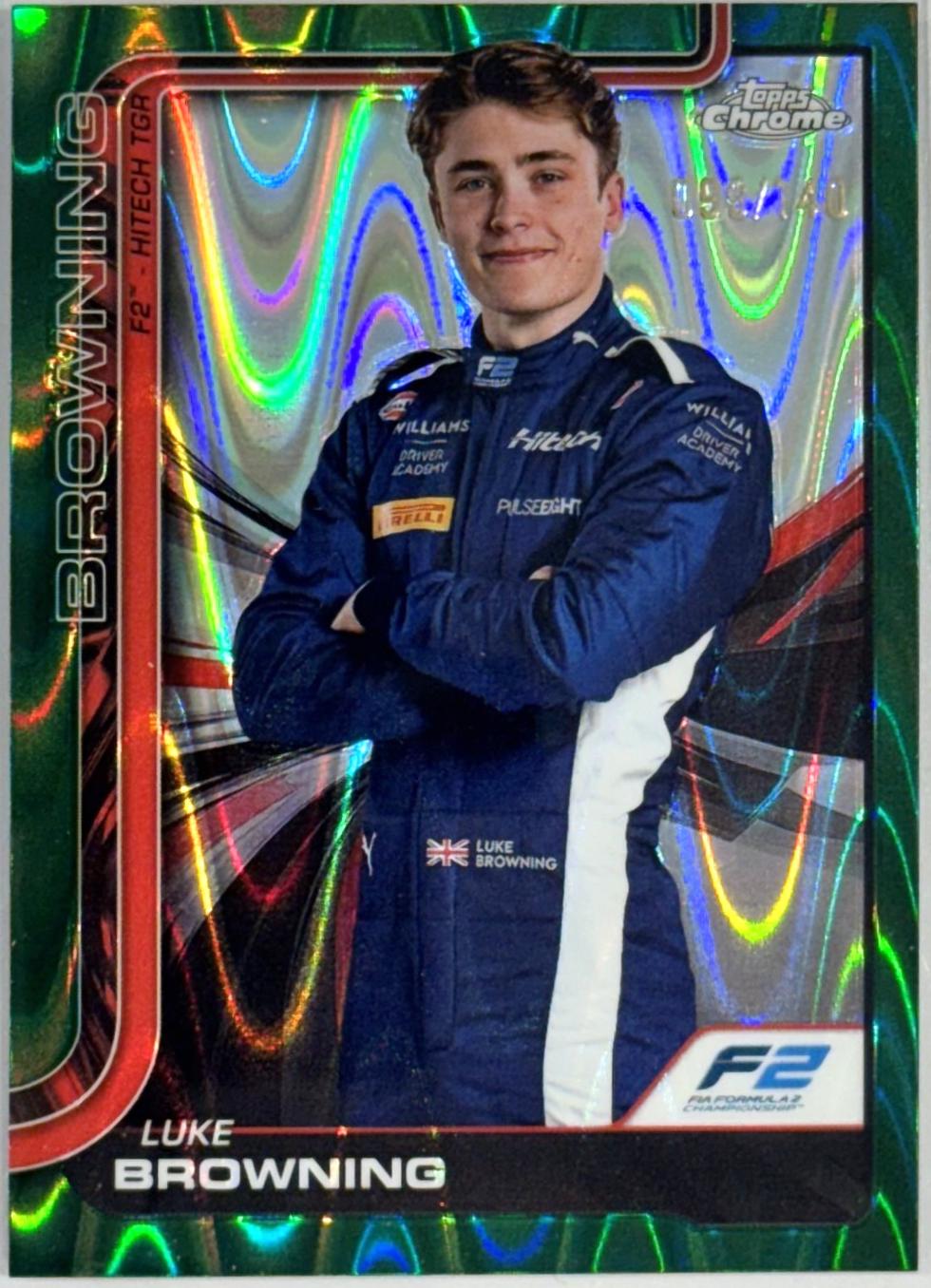 Luke Browning [Forest Green Raywave Refractor] #28
