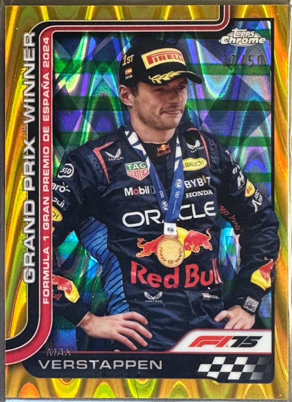 Max Verstappen [Gold RayWave Refractor] #102