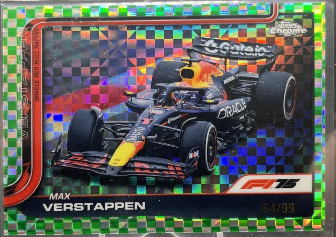 Max Verstappen [Green Checker Flag Refractor] #73