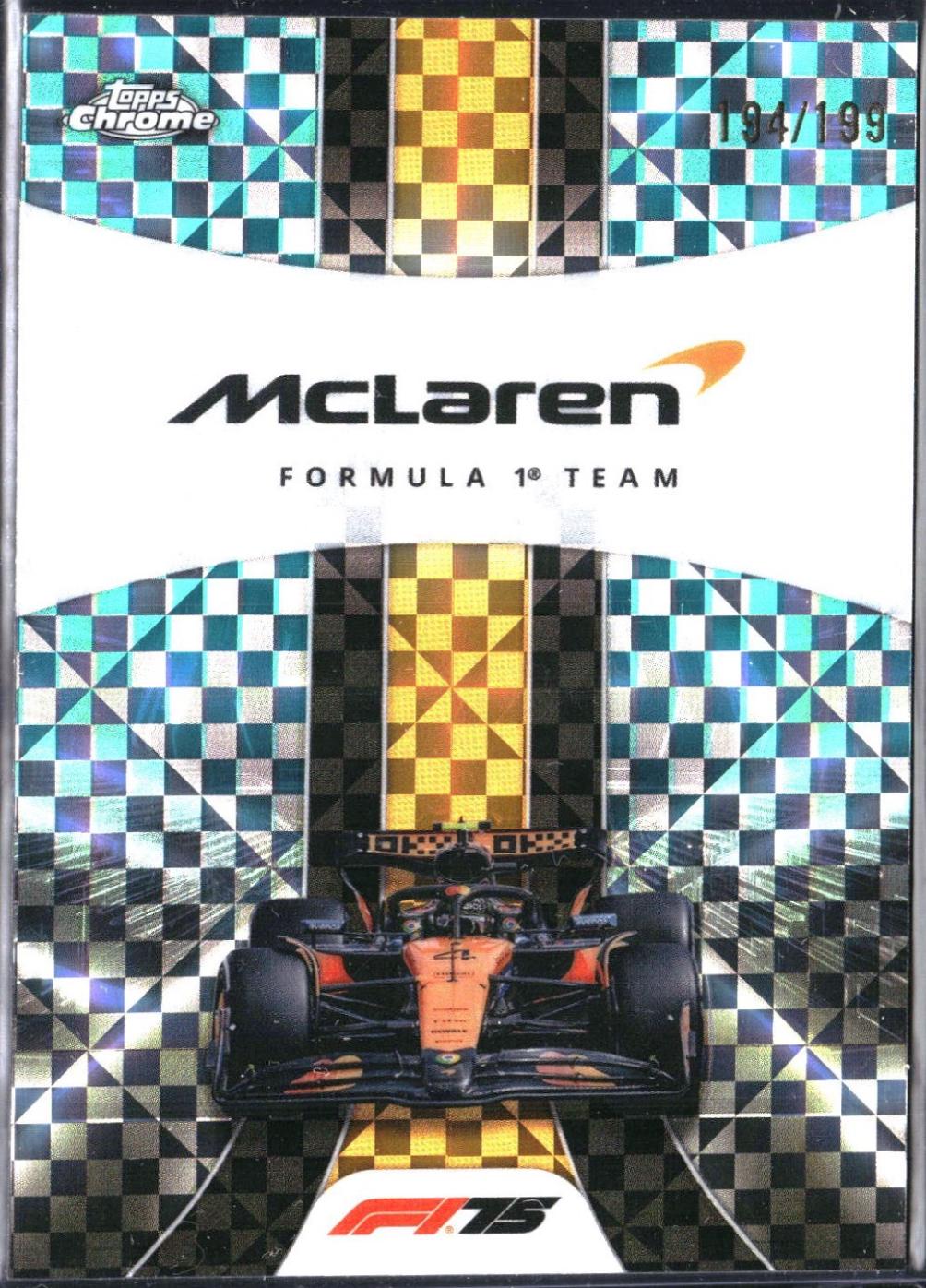 McLaren Formula 1 Team [Aqua Checker Flag Refractor] #176