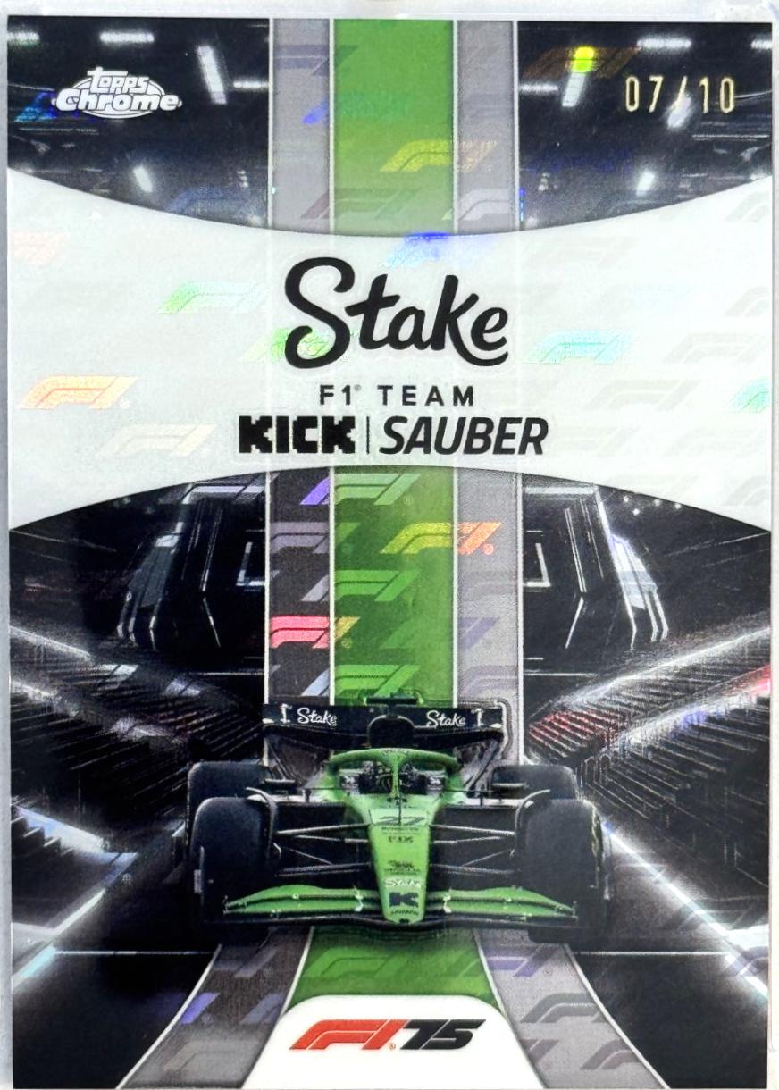 Stake F1 Team KICK Sauber [Black Refractor] #183