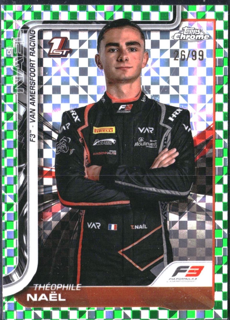 Theophile Nael [Green Checker Flag Refractor] #58