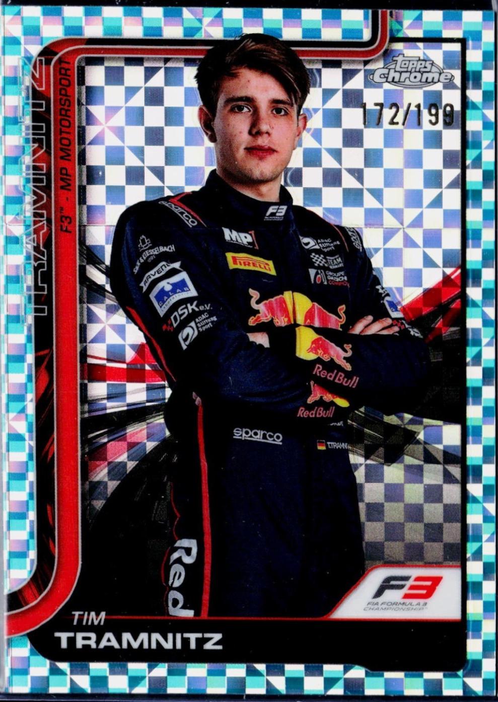Tim Tramnitz [Aqua Checker Flag Refractor] #49