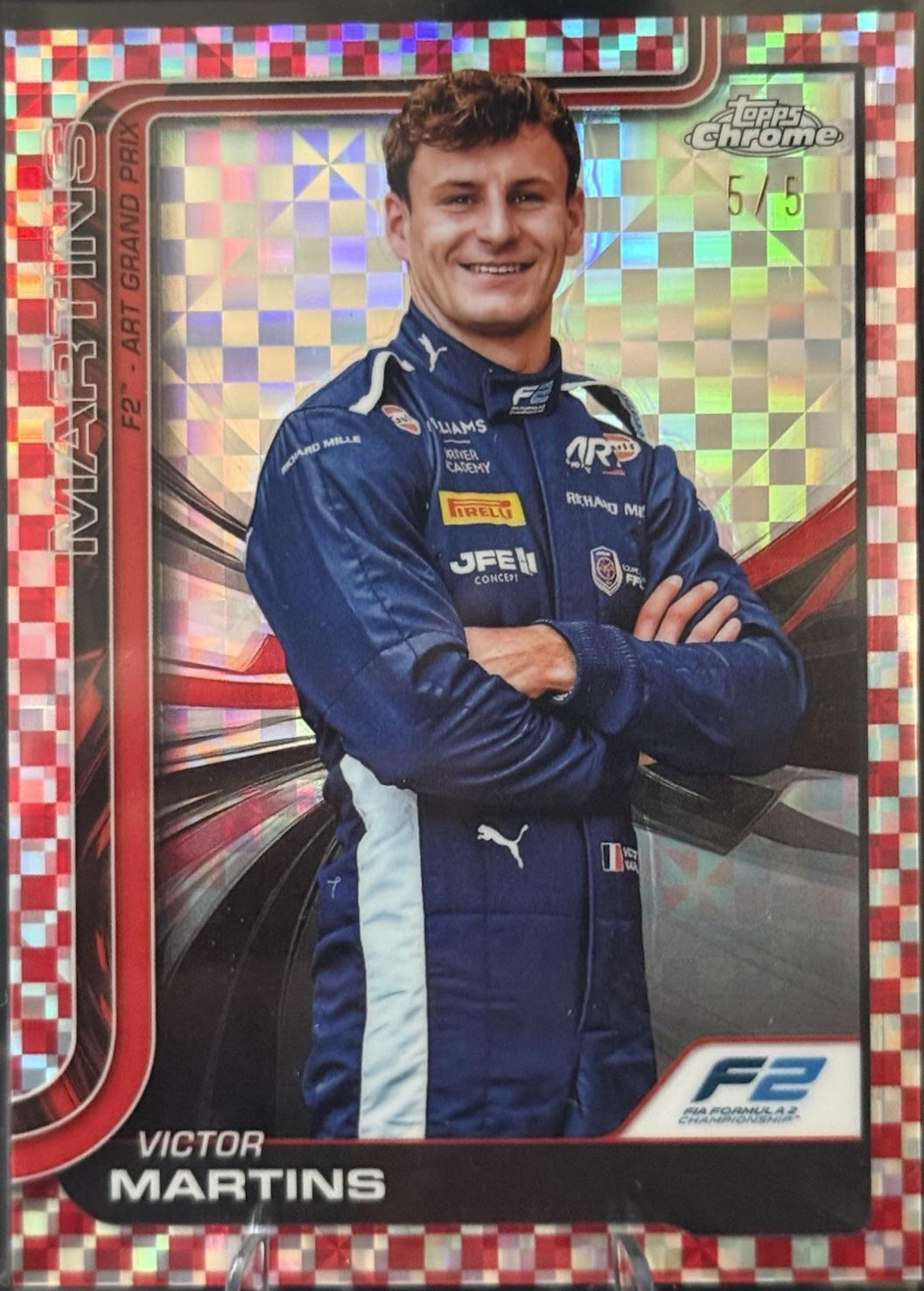 Victor Martins [Red Checker Flag Refractor] #34