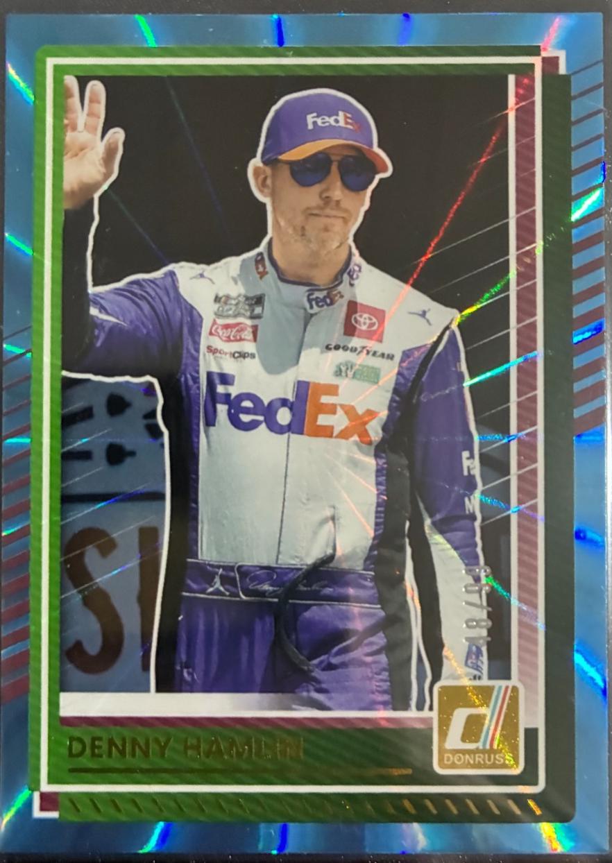 Denny Hamlin [Carolina Blue Laser] #69