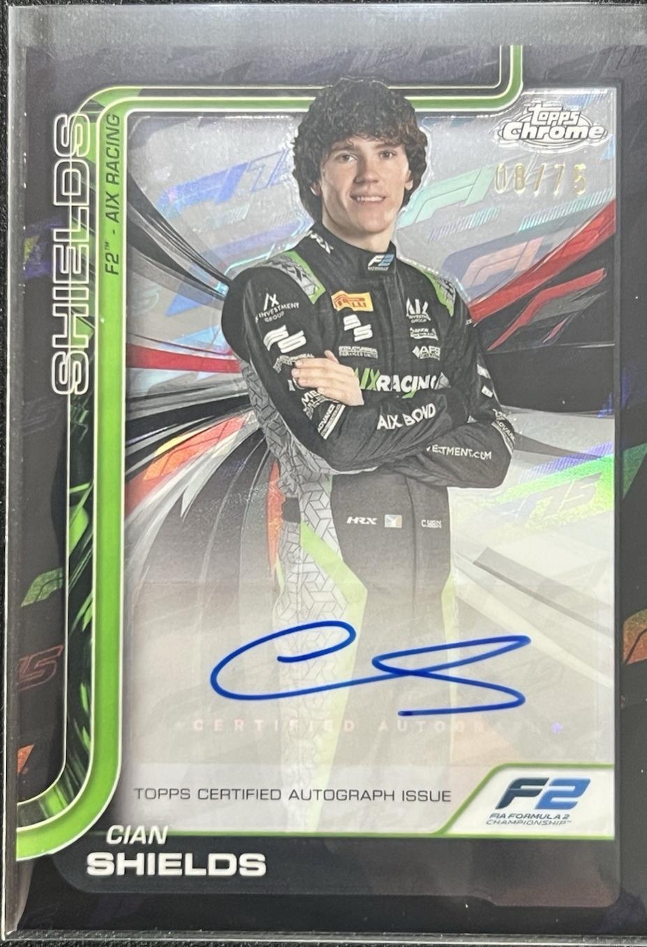 Cian Shields [75th Anniversary Refractor] #CAC-SHI