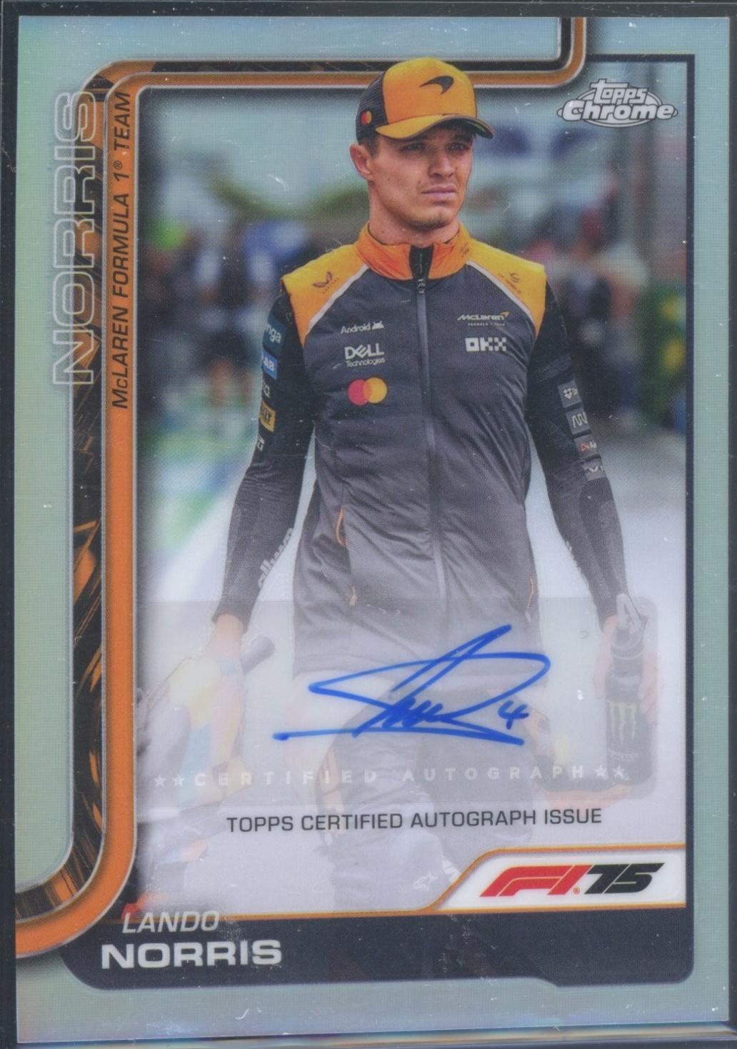 Lando Norris [RayWave Refractor] #CAC-NOR