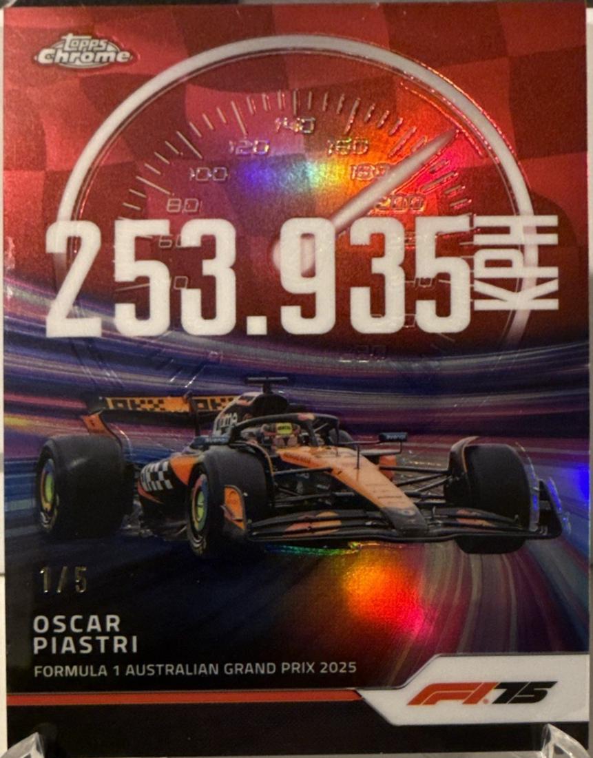 Oscar Piastri [Red Refractor] #TS-3