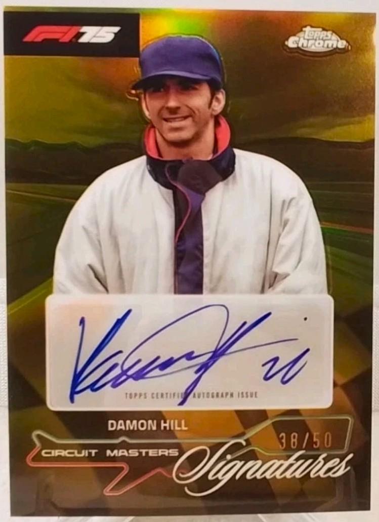 Damon Hill [Gold Refractor] #CMS-HIL