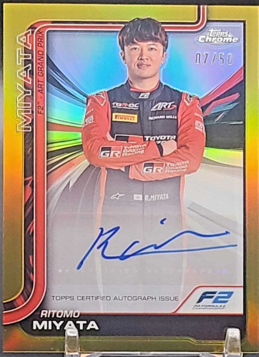 Ritomo Miyata [Gold Refractor] #CAC-MIY