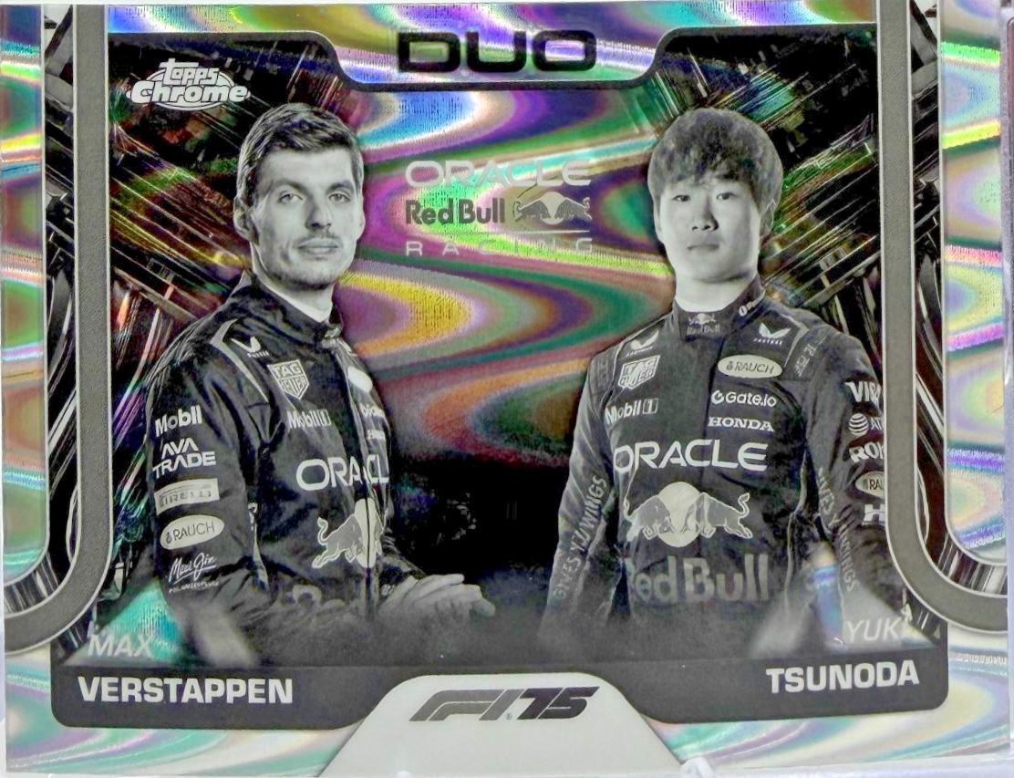 Max Verstappen / Yuki Tsunoda [Red RayWave Refractor] #164