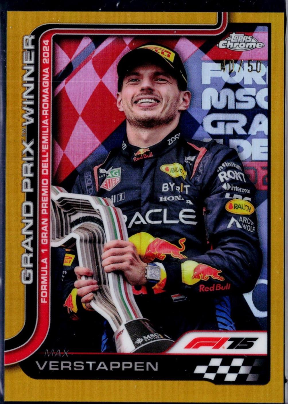 Max Verstappen [Gold Refractor] #99