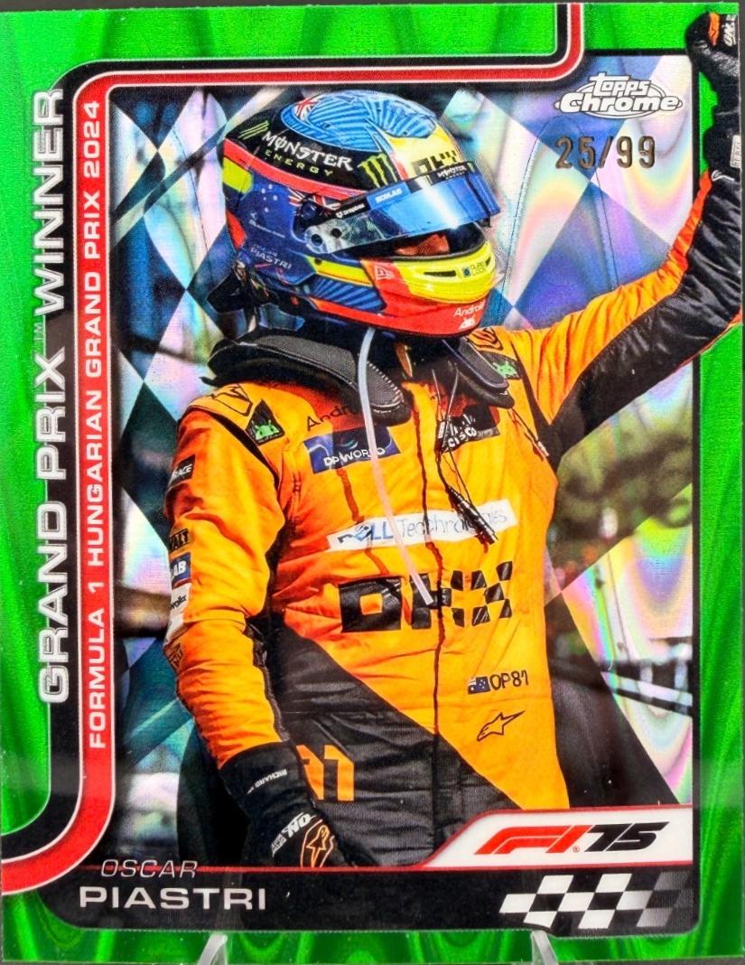 Oscar Piastri [Green RayWave Refractor] #105