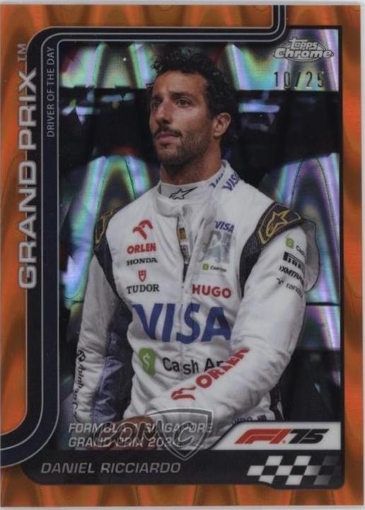 Daniel Ricciardo [Orange RayWave Refractor] #139