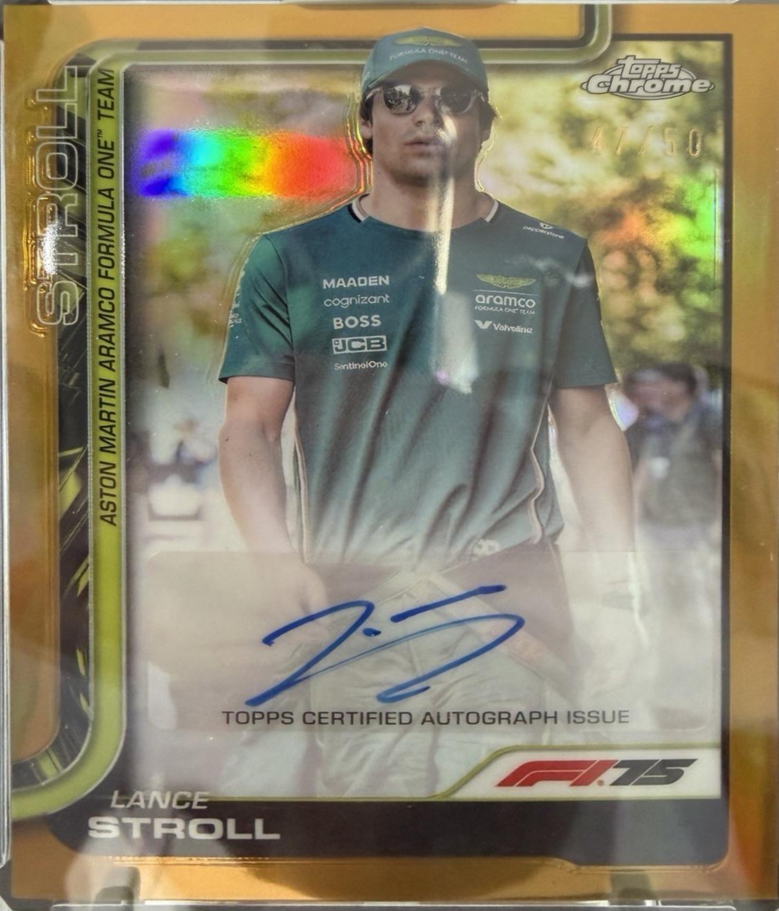 Lance Stroll [Gold Refractor] #CAC-STR