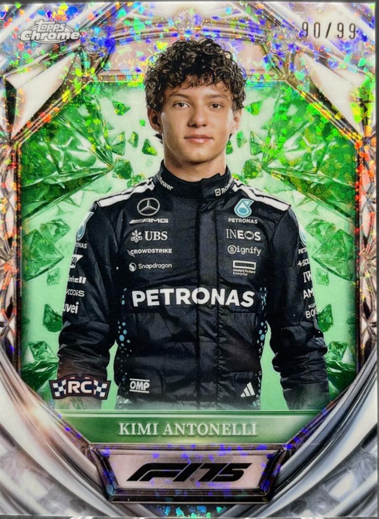 Kimi Antonelli [Green Mini-Diamond Refractor] #D75-8