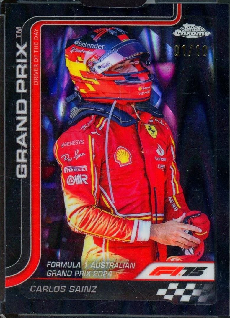Carlos Sainz [Black RayWave Refractor] #124
