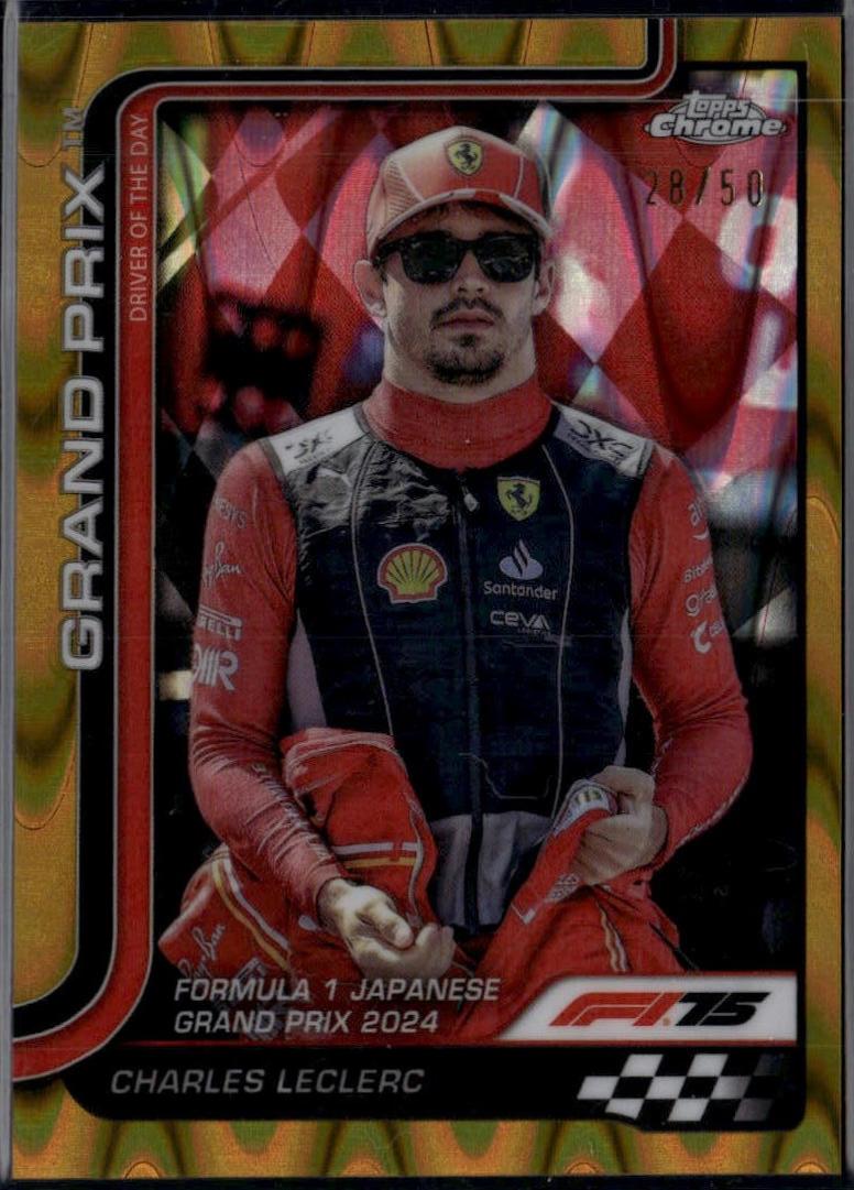 Charles Leclerc [Gold RayWave Refractor] #125