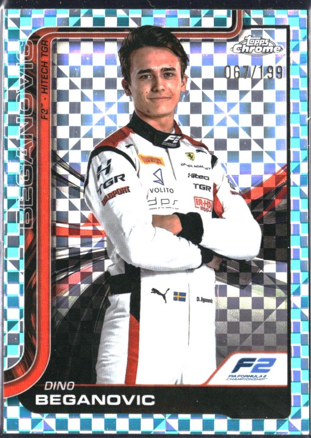 Dino Beganovic [Aqua Checker Flag Refractor] #27