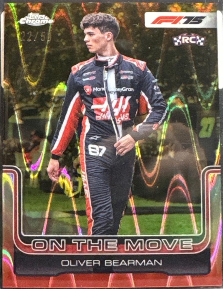 Oliver Bearman [Gold RayWave Refractor] #186
